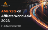 AMarkets menghadiri Affiliate World Asia 2023, Bangkok